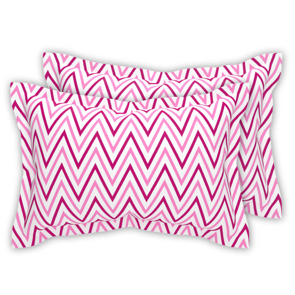 best zig zag blush pink super king size cotton bedsheets with pillow covers